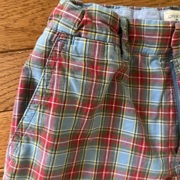 🩳J Crew Crewcuts boys shorts size 7 blue plaid VGUC - Picture 4 of 9